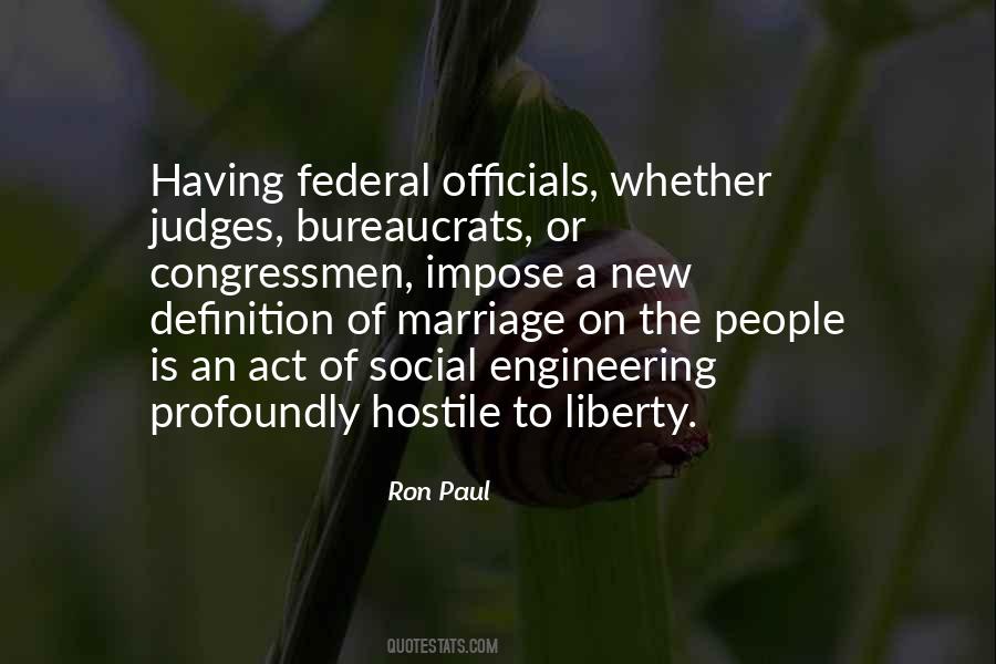 Quotes About Federal Judges #1178587
