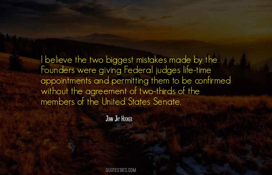 Quotes About Federal Judges #1179910