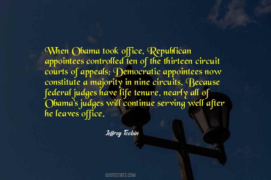 Quotes About Federal Judges #1675114
