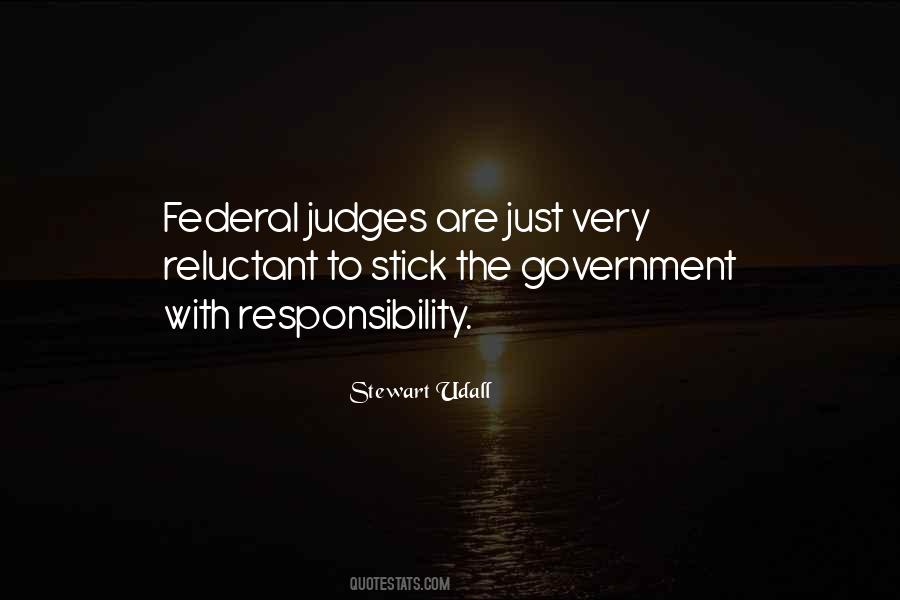 Quotes About Federal Judges #2625