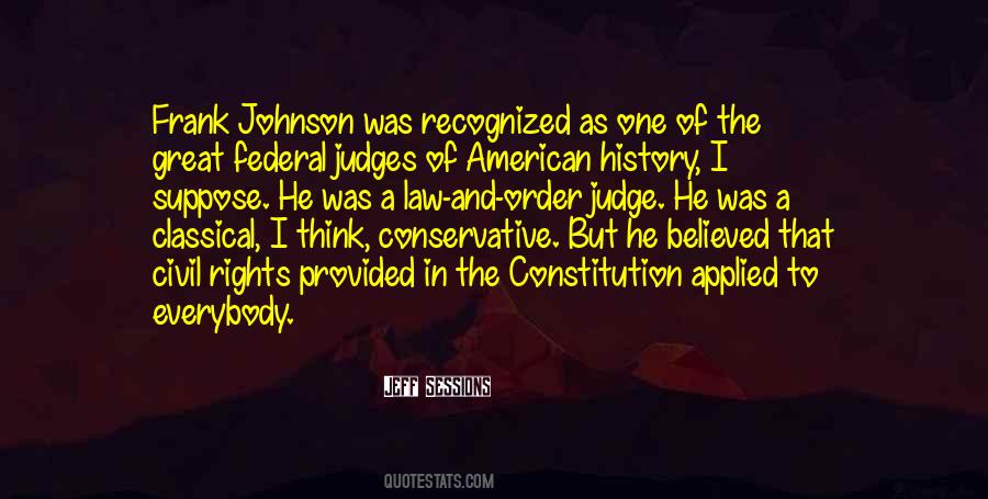 Quotes About Federal Judges #395044