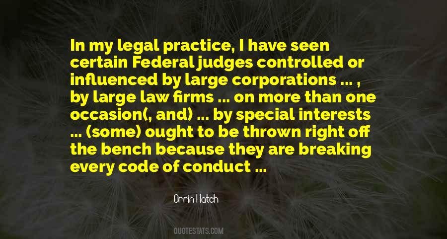 Quotes About Federal Judges #729476