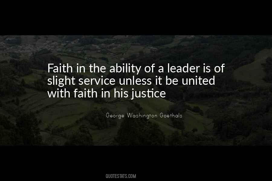 Quotes About George Washington's Leadership #168861