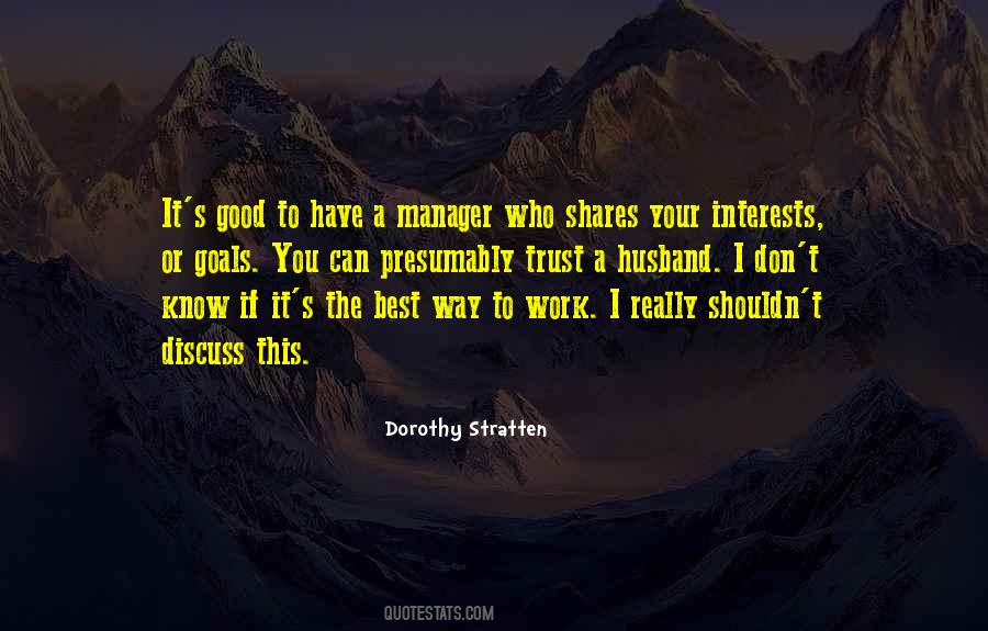 Quotes About Your Manager #975376