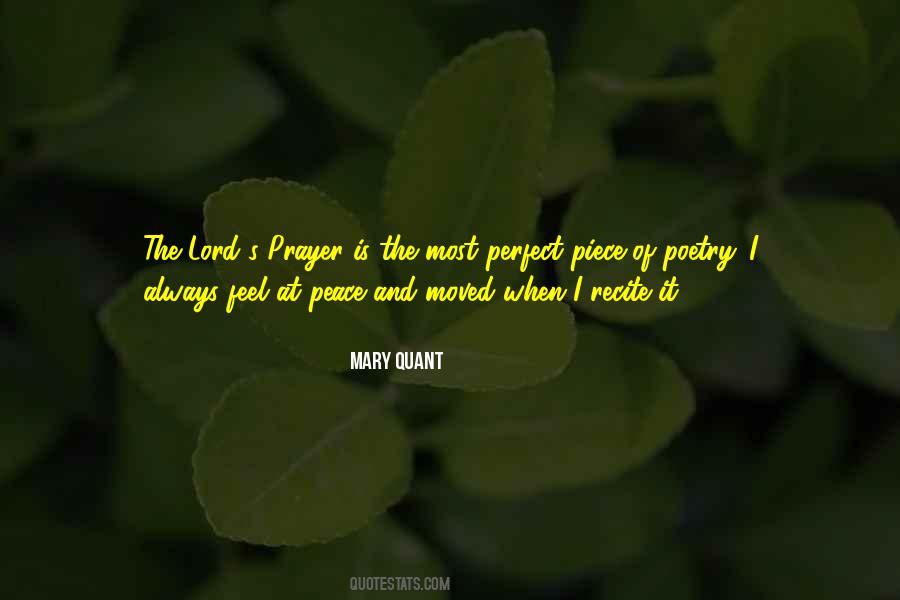 Quotes About Prayer And Peace #114346