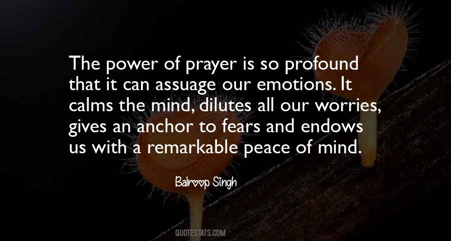 Quotes About Prayer And Peace #1192137