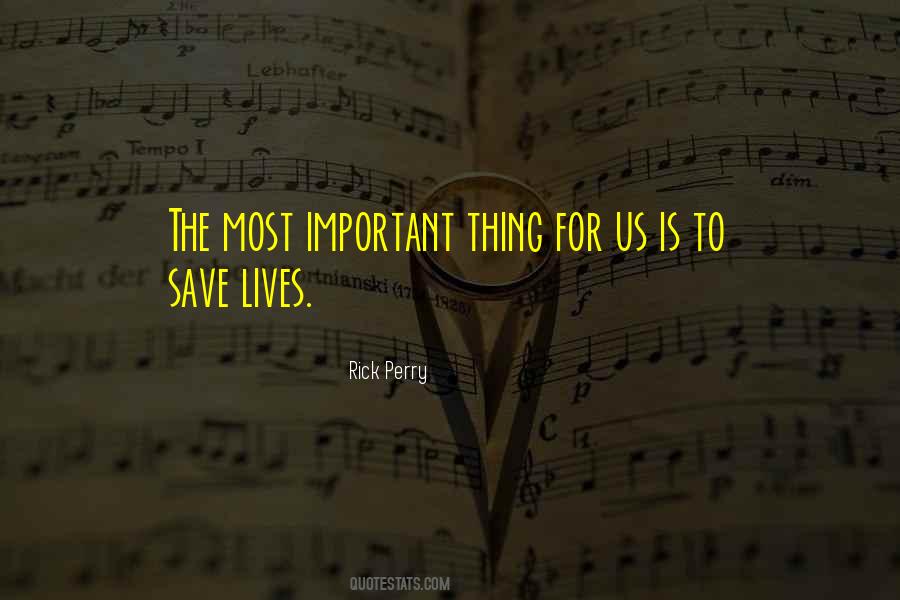 Save Lives Quotes #894992