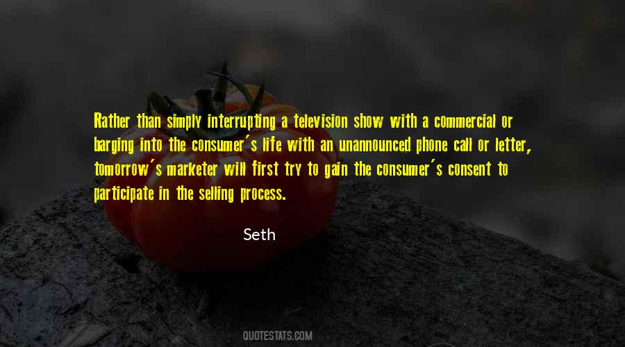 Television Commercial Quotes #208719