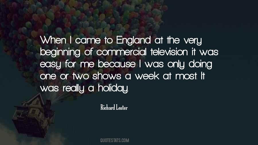 Television Commercial Quotes #560414