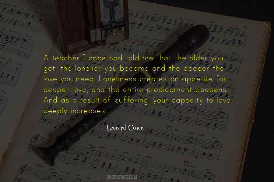 I Love Deeply Quotes #598586