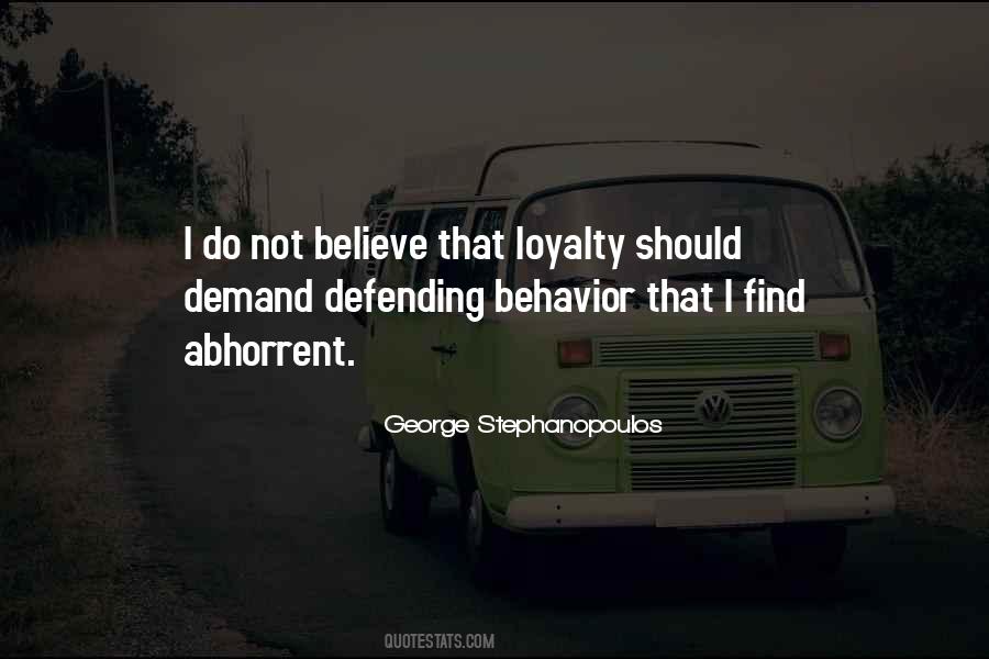 Abhorrent Behavior Quotes #56677