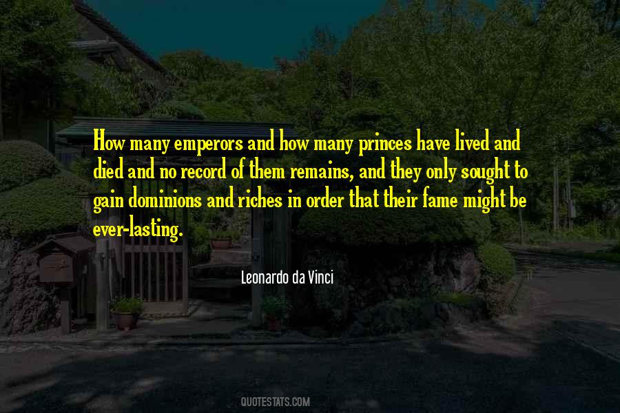 Quotes About Emperors #854379