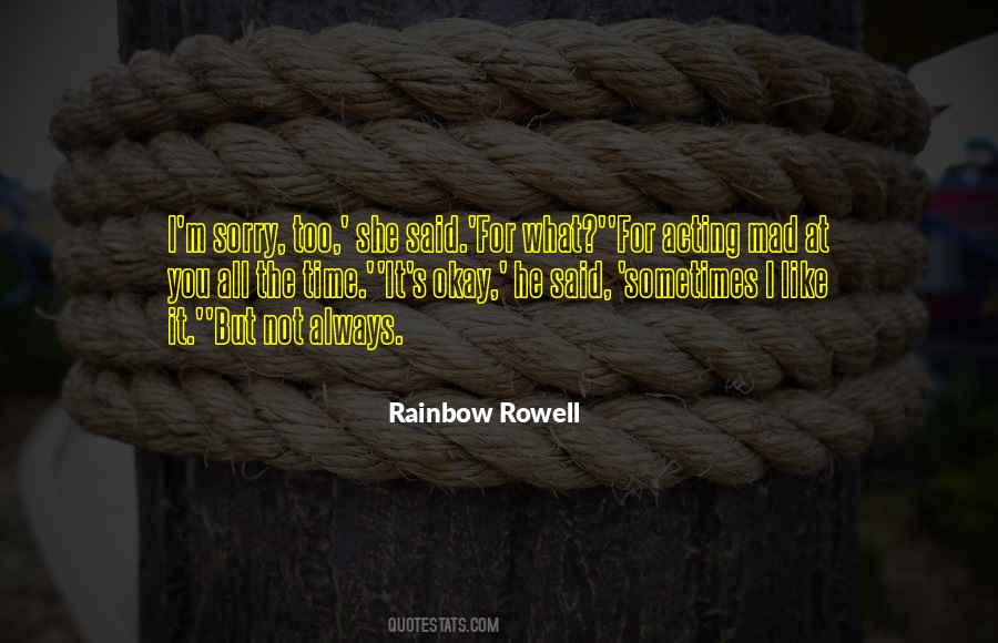Quotes About Acting Okay #1811915