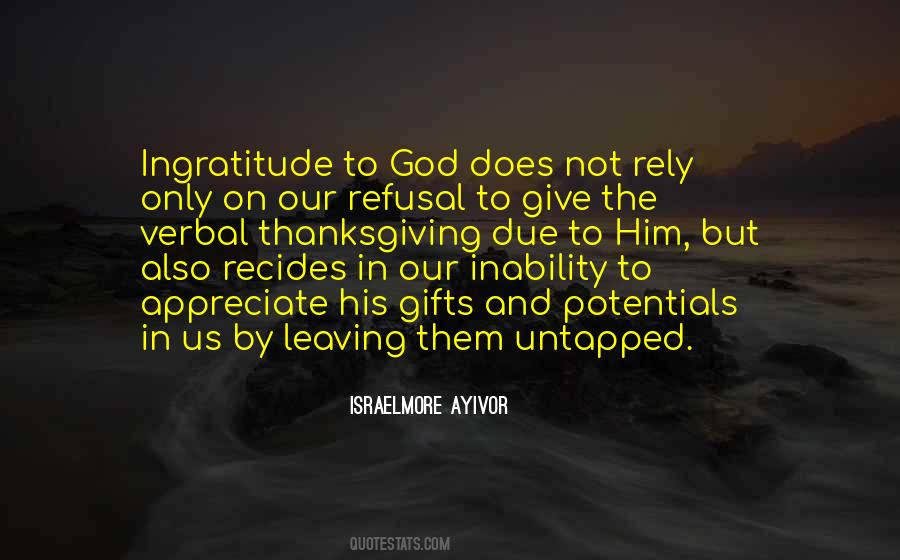 Quotes About Give Thanks To God #714702