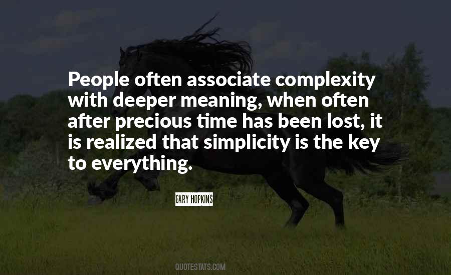 Simplicity Complexity Quotes #1177763