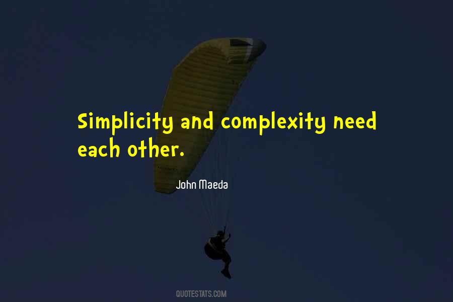 Simplicity Complexity Quotes #300576