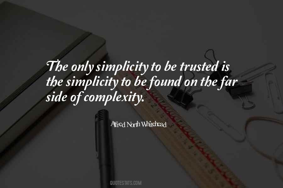 Simplicity Complexity Quotes #303371