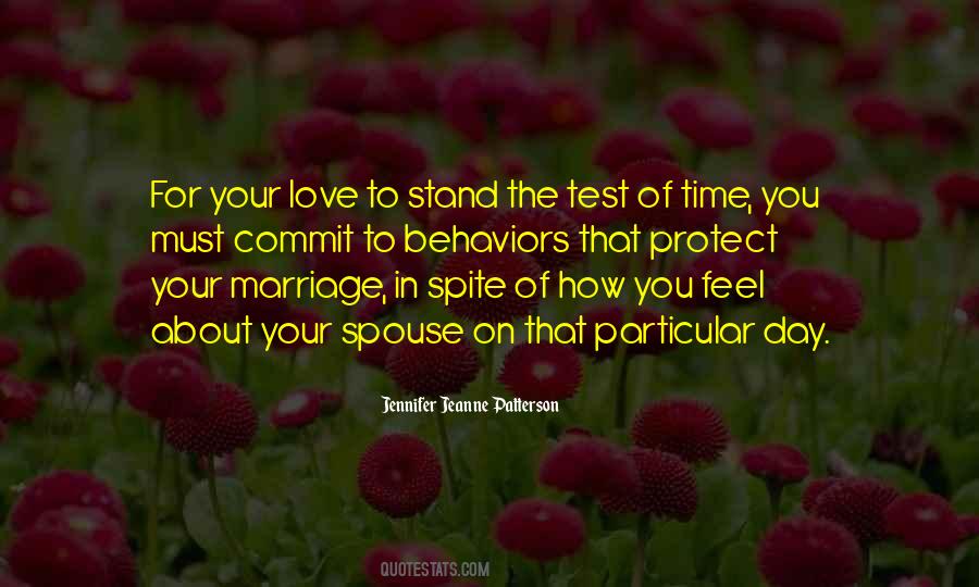 Quotes About The Test Of Love #1701390