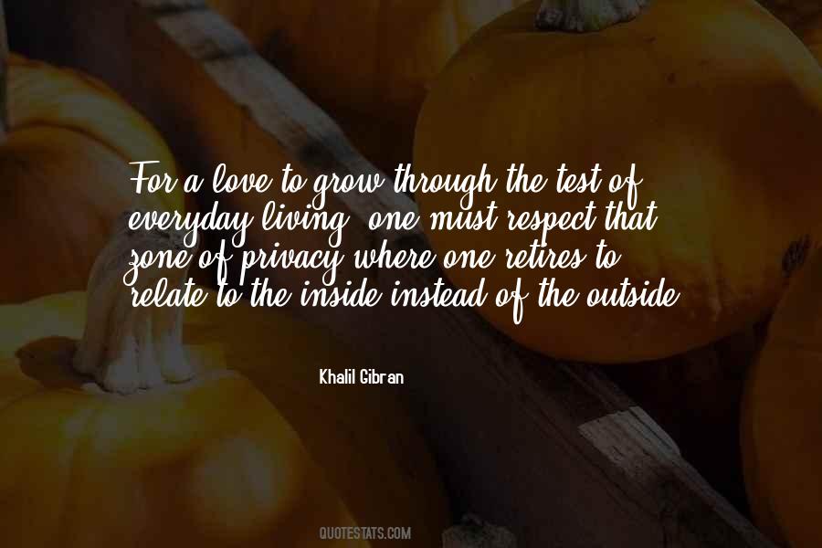 Quotes About The Test Of Love #1730893