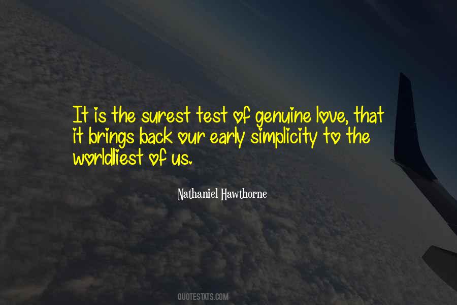 Quotes About The Test Of Love #82576