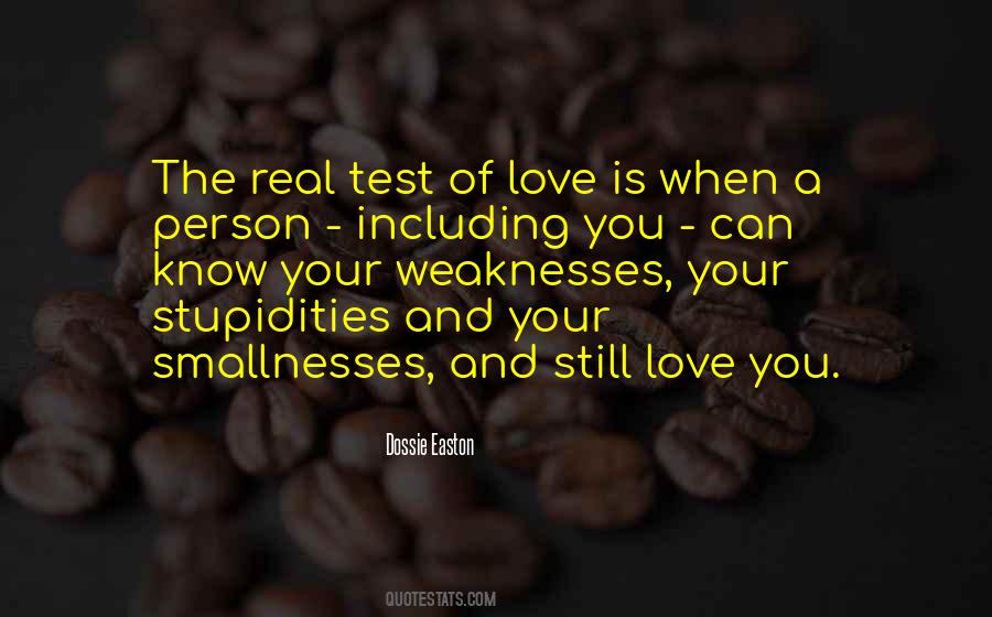 Quotes About The Test Of Love #969790