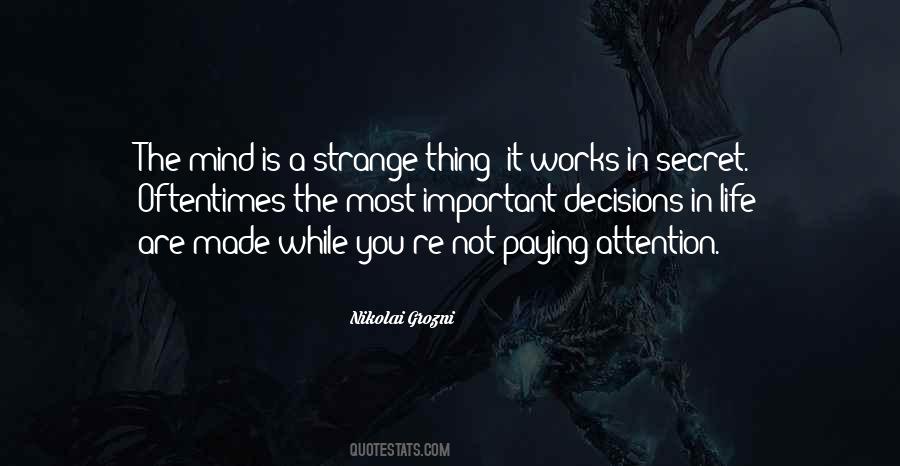 Quotes About Strange Life #178124