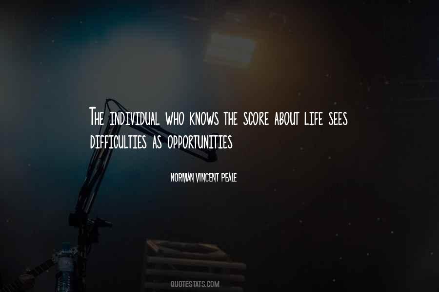 Opportunity Life Quotes #76239