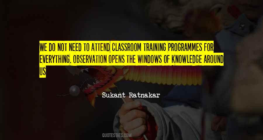 Quotes About Classroom Observation #1332180