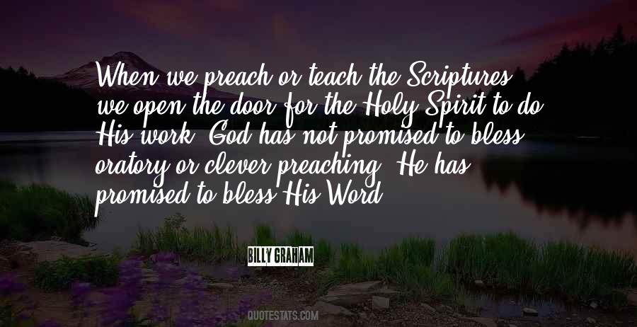 Quotes About Preaching The Word Of God #1021318