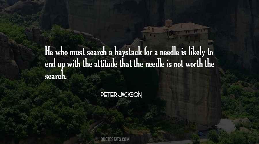 A Haystack Quotes #1249020