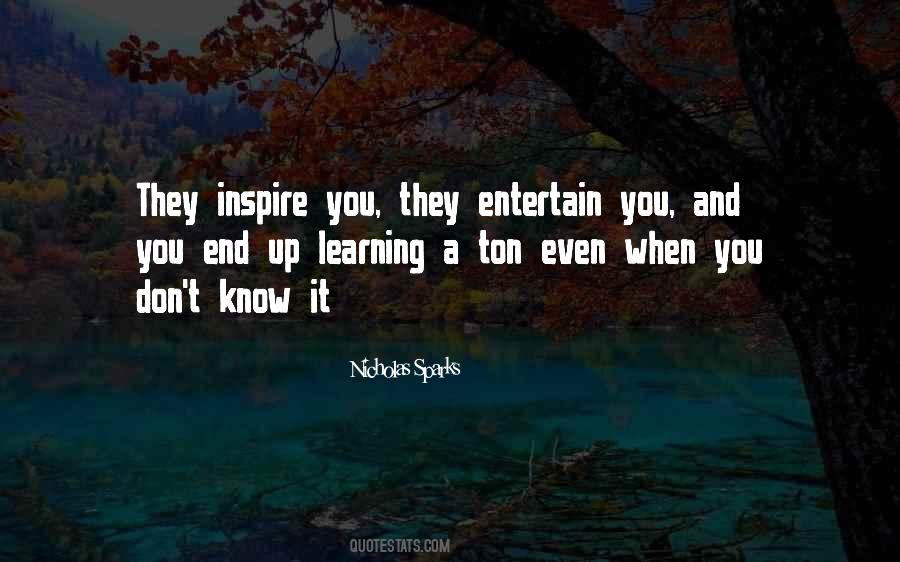 Quotes About Inspire #1682614