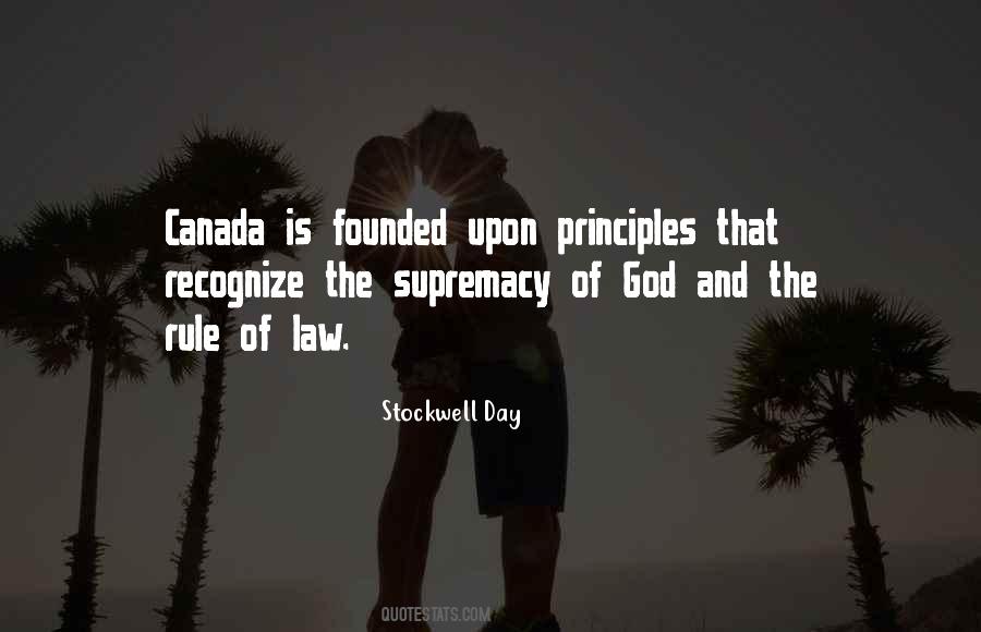 Supremacy Of God Quotes #351486