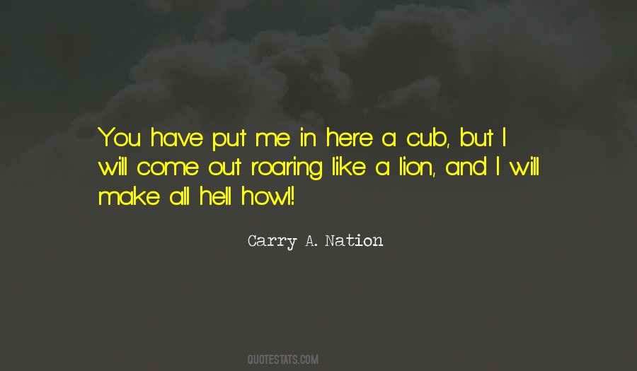 Quotes About Roaring Lion #1684805