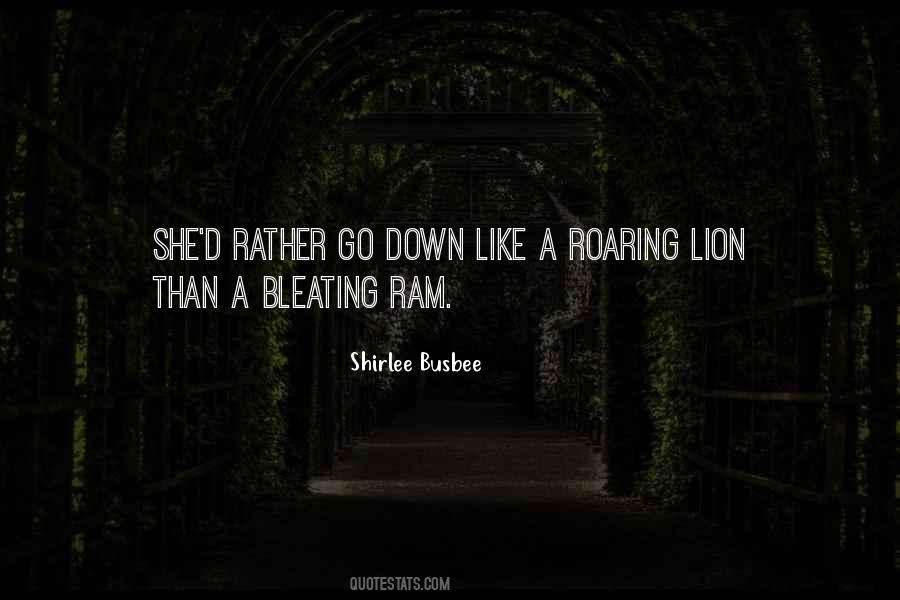 Quotes About Roaring Lion #179994