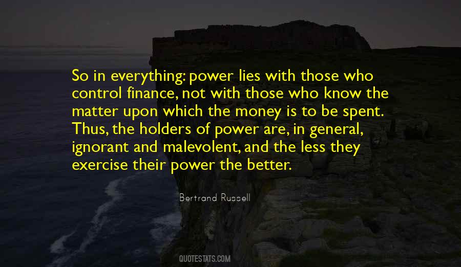 Quotes About Power And Money #194604