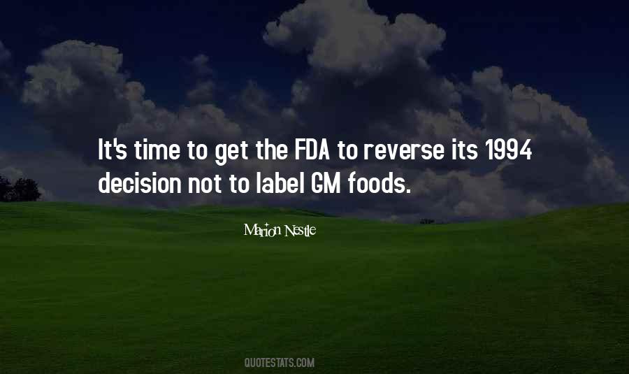 Quotes About Fda #610317