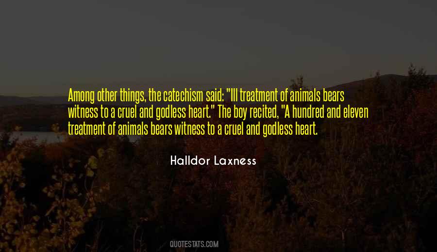 Quotes About Treatment Of Animals #1468355