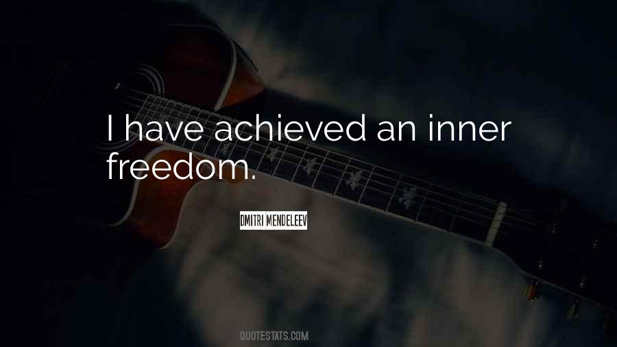 Inner Freedom Quotes #251998