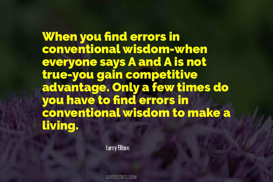 Quotes About Conventional Wisdom #179738