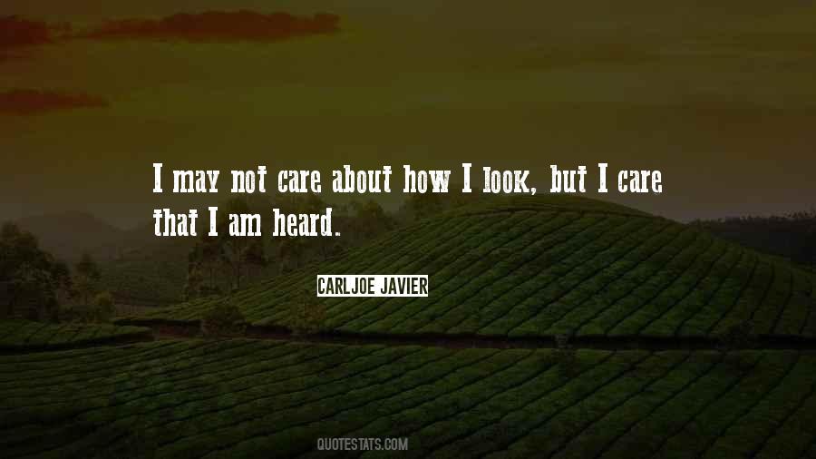 Quotes About How I Look #711446