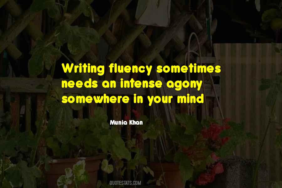 Quotes About Fluency #190847