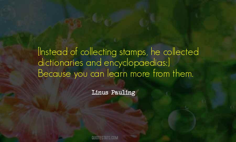 Quotes About Collecting Stamps #134802