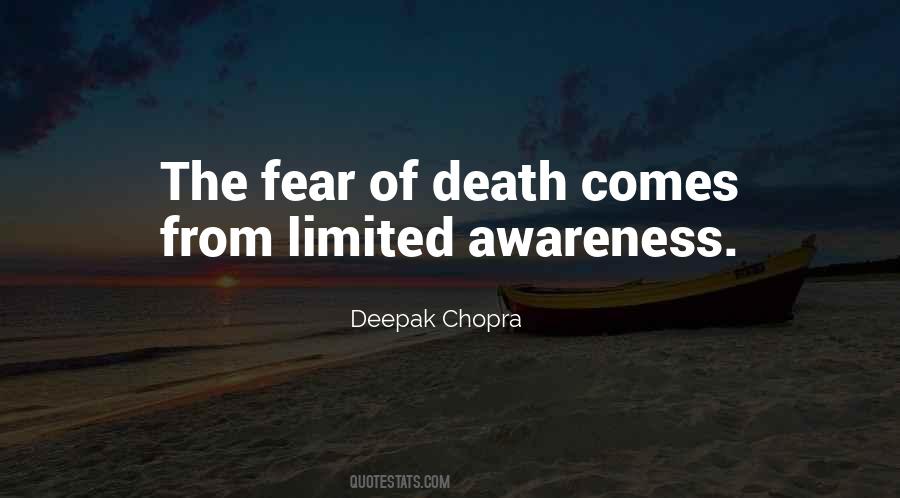 Quotes About Fear Of Death #1041712