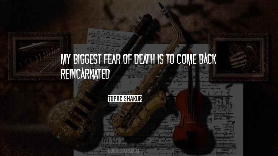 Quotes About Fear Of Death #1093308