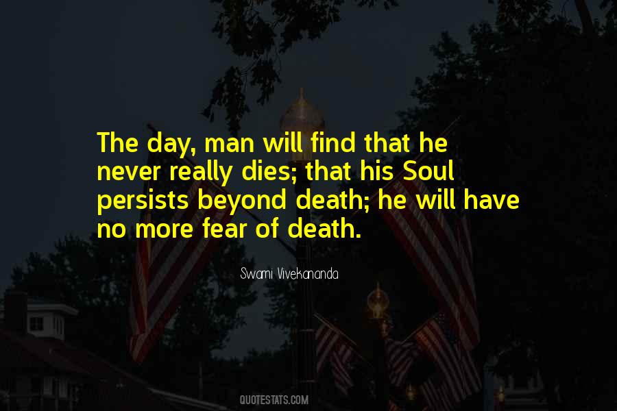 Quotes About Fear Of Death #1159781