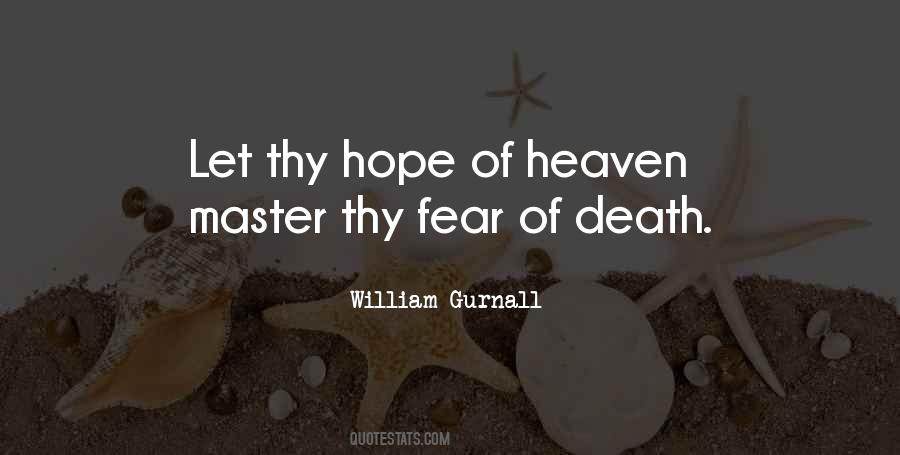 Quotes About Fear Of Death #1183382