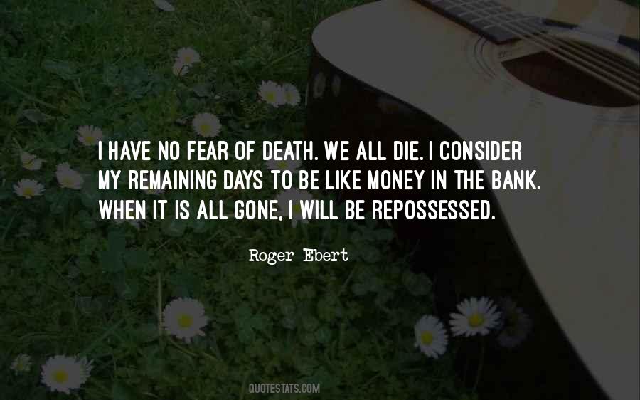 Quotes About Fear Of Death #1198374