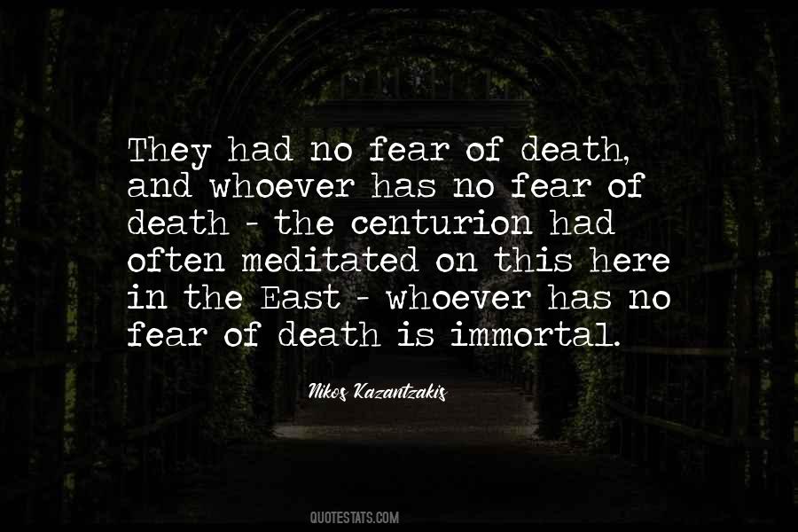 Quotes About Fear Of Death #1205218