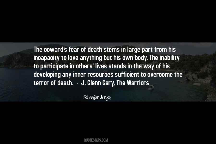 Quotes About Fear Of Death #1318138