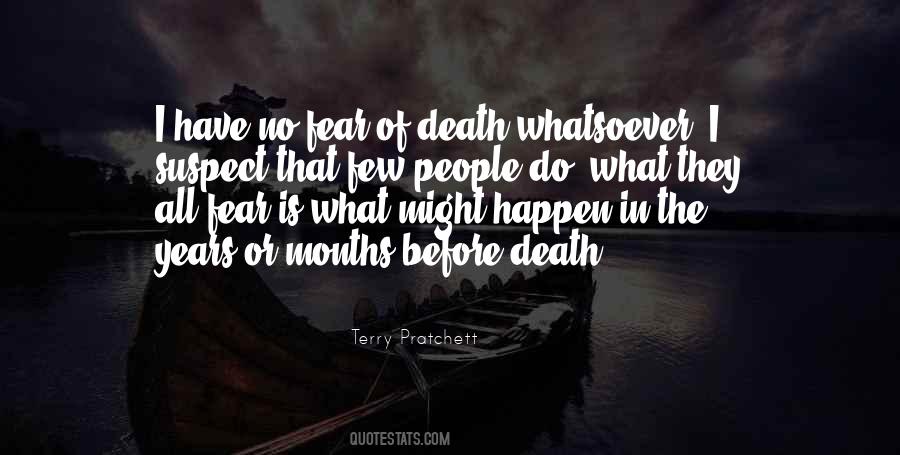 Quotes About Fear Of Death #1319852